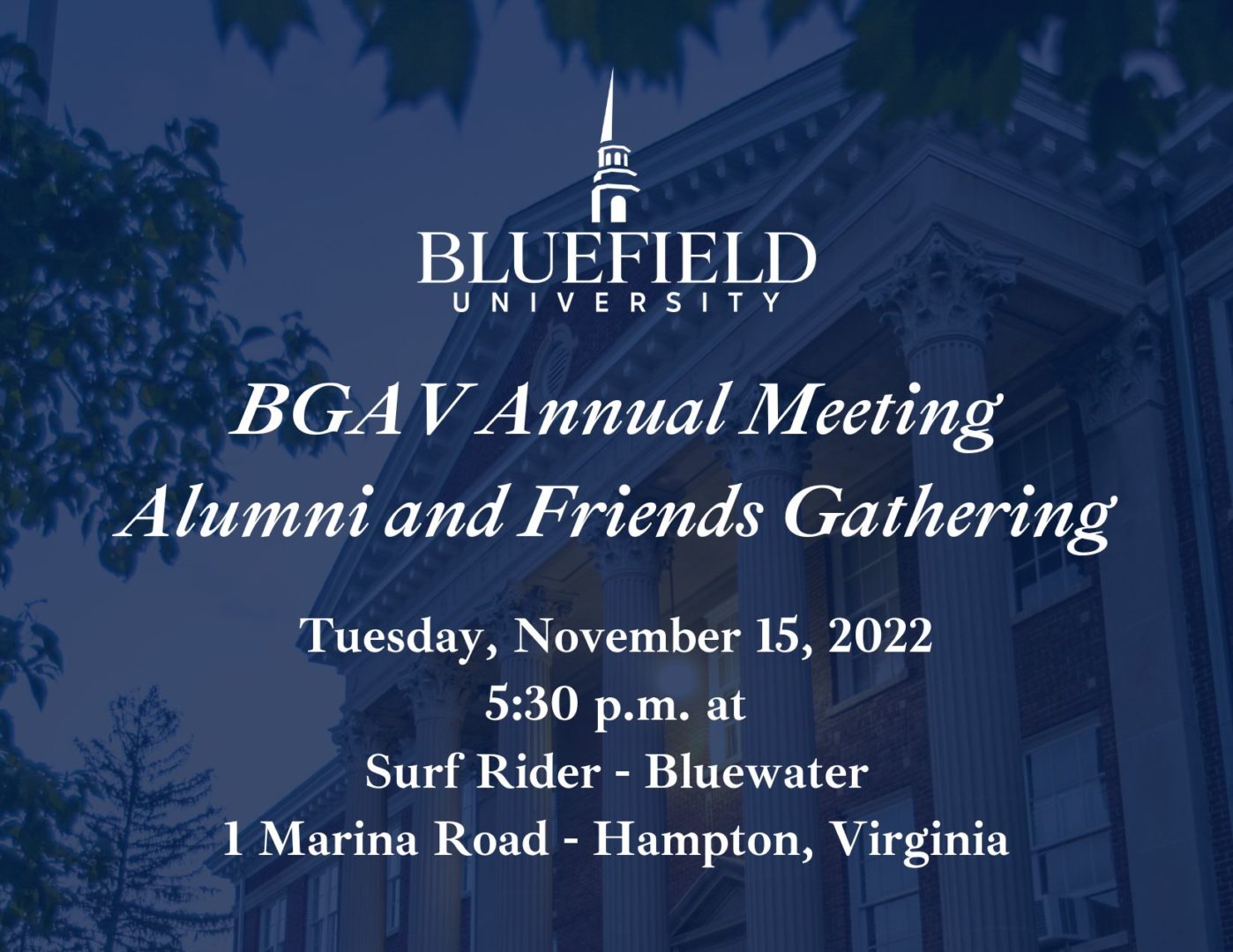 BGAV Alumni Gathering Alumni Events Bluefield University