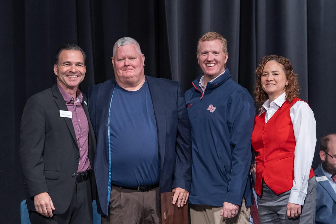 Mike White represents the 2009 Bluefield College Baseball team as it is inducted into the Athletics Hall of Fame