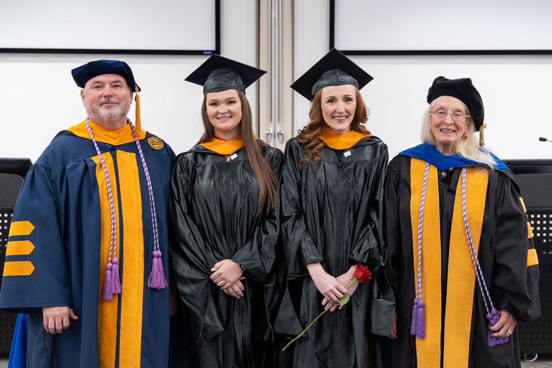 Nursing faculty and students